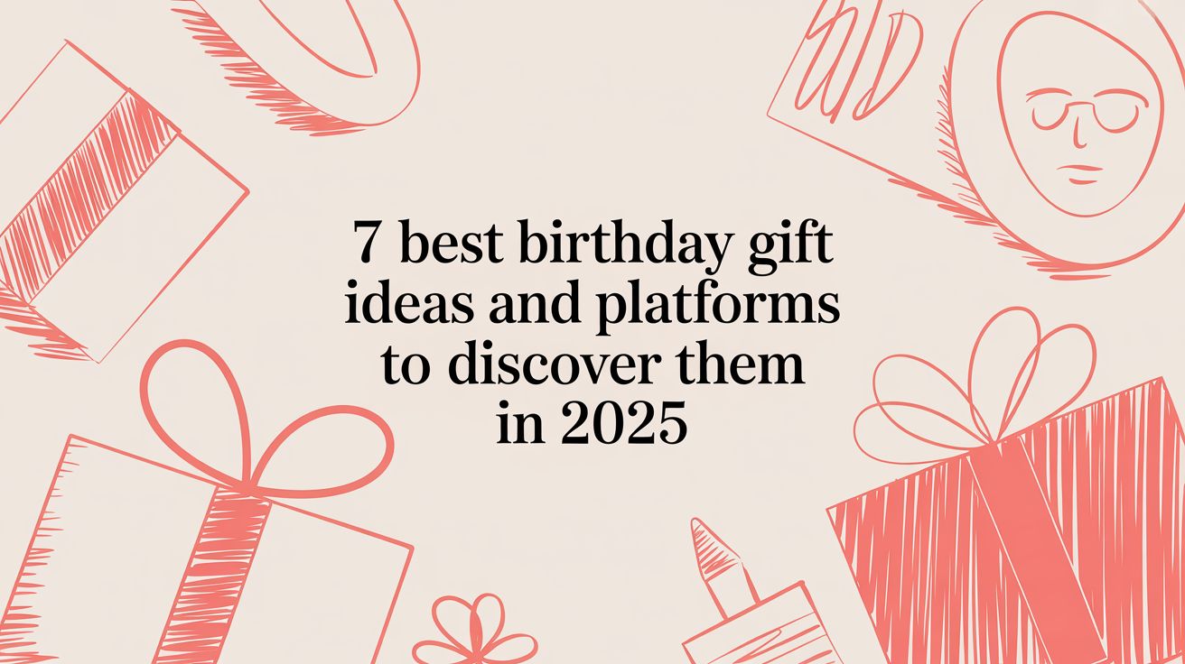 7 Best Birthday Gift Ideas and Platforms to Discover Them in 2025