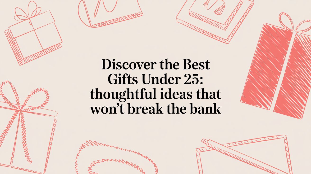 Discover the best gifts under 25: Thoughtful ideas that won't break the bank