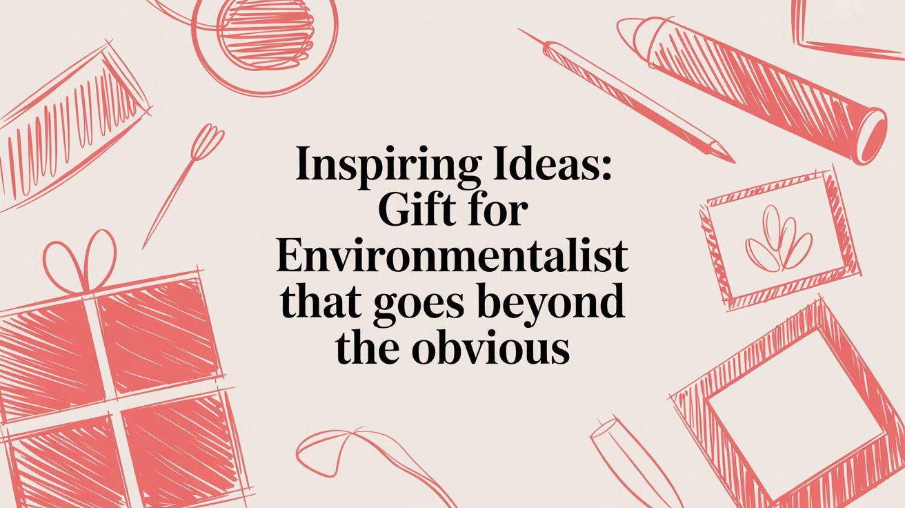 Inspiring Ideas: gift for environmentalist that goes beyond the obvious