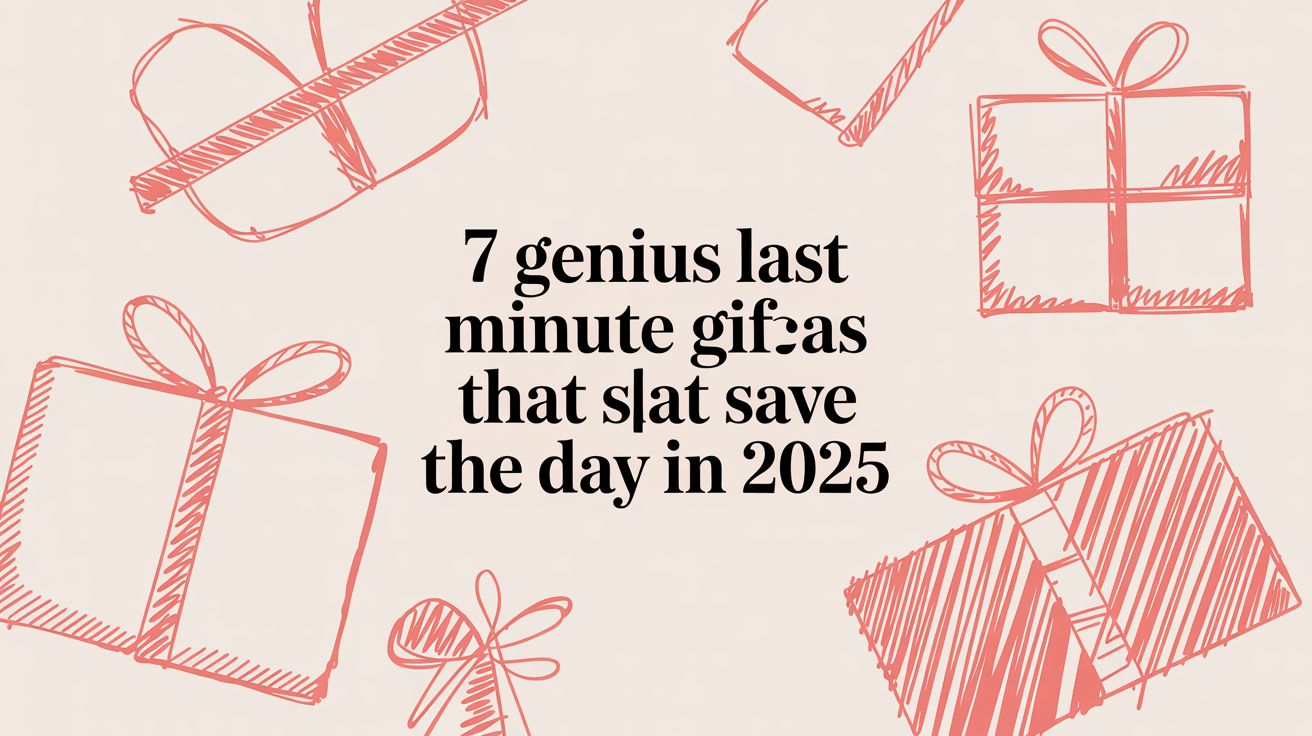 7 Genius Last Minute Gift Ideas That Save the Day in 2025
