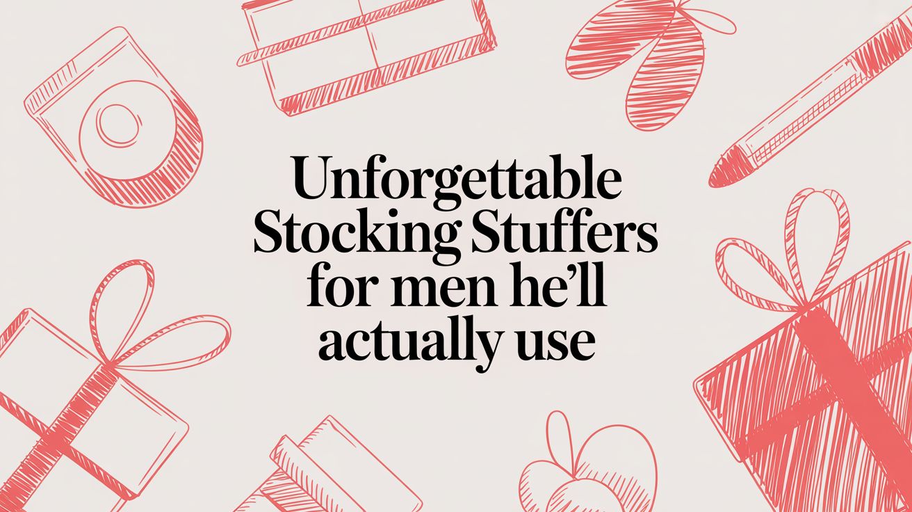 Unforgettable Stocking Stuffers for Men He'll Actually Use