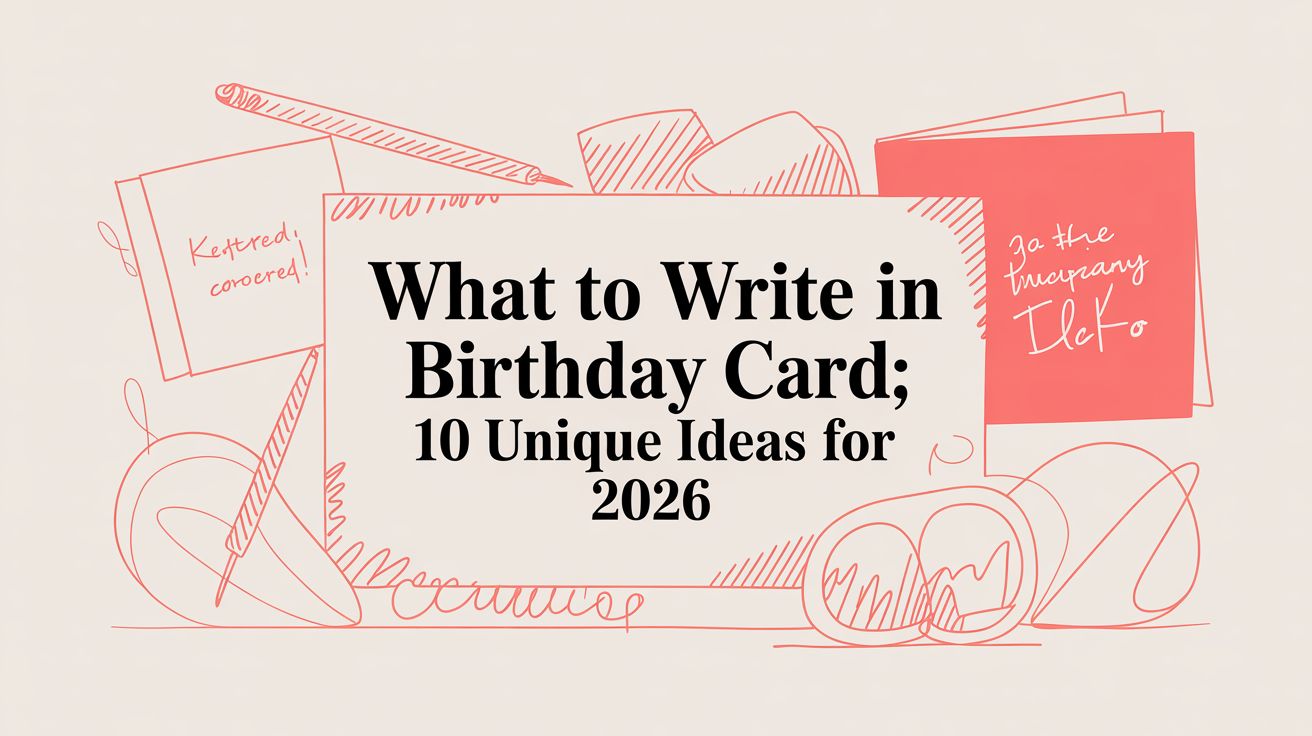 What to Write in Birthday Card: 10 Unique Ideas for 2026